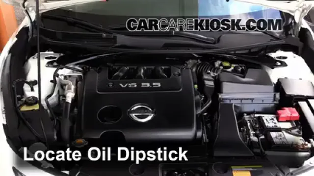 2015 Nissan Altima SL 3.5L V6 Oil Check Oil Level